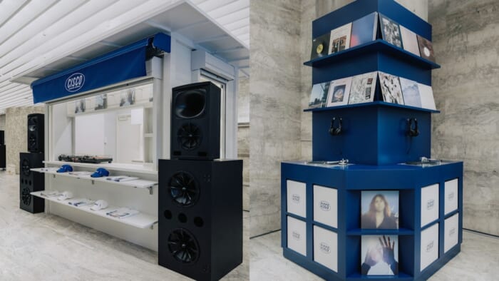 音楽好きの溜まり場だった名店、CISCOが復活！ ジル サンダー 銀座を彩るのは、あの懐かしのロゴとブルー。