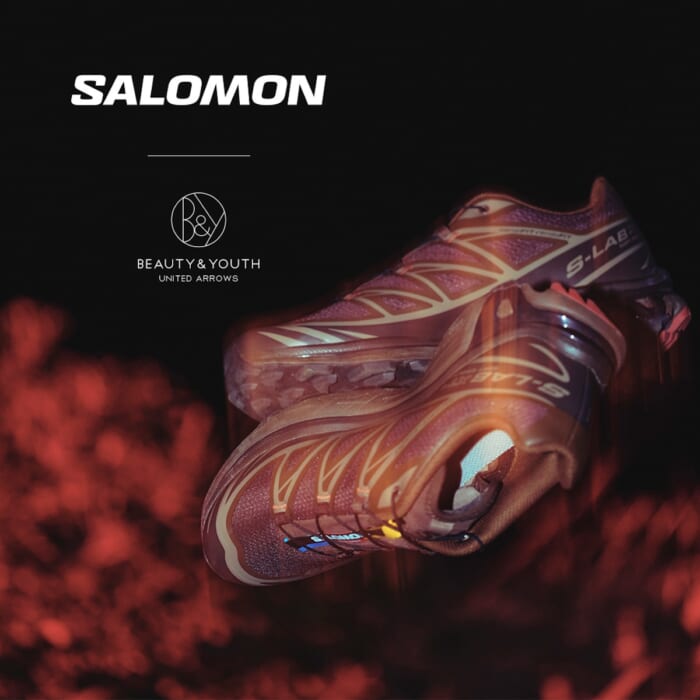 ビューティ&ユースがサロモンに初別注。絶妙なブラウンに彩られたXT- 6が発売中です。