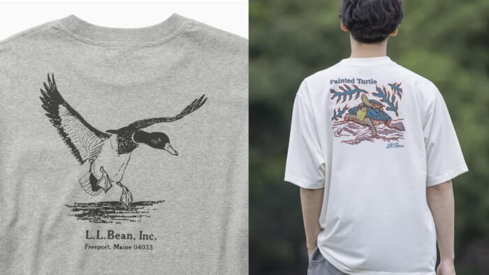 見て楽しい、着て心地よい、エル・エル・ビーンのTシャツ。豊富なラインナップから好みのグラフィックを選んで。