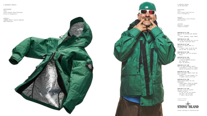 気温に応じて、ジャケットの色が変わる？ ストーンアイランド渾身の一着がストアに到着。