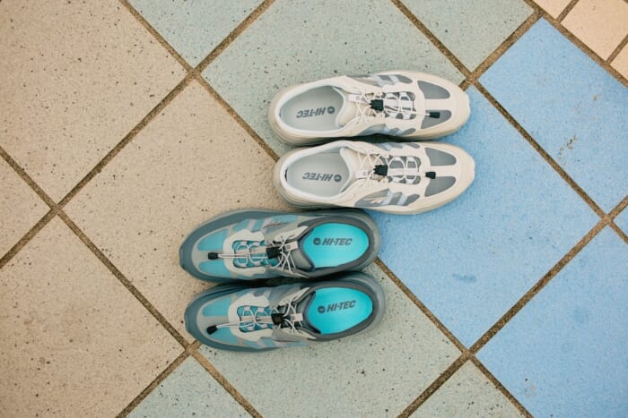 スニーカーとミュールのいいとこ取り。人気スニーカーをミュール仕様にアップデートした新作がハイテックから発売中です。