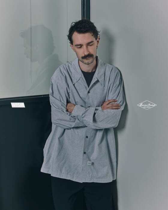 ウィズムがマーヴィンポンティアック シャツメーカーズに別注。膨大な数のアーカイブから選定された、希少性の高い生地にご注目を。