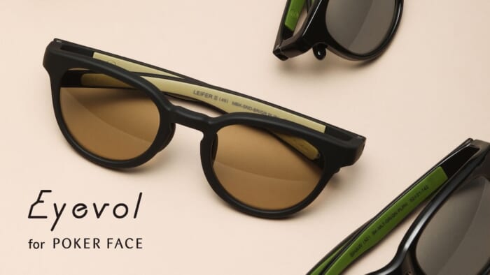 機能もカラーも、ひとつでふたつ。ポーカーフェイスがアイヴォルにサングラスを別注しました。