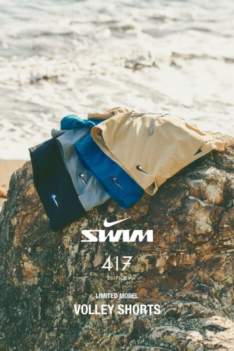 夏、海、太陽、ボレーショーツで決まり。417エディフィス別注のナイキ スイムの人気作が、今年も登場です。