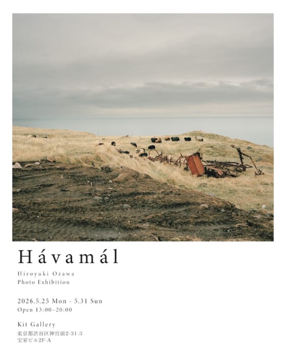 アイスランドを5週間歩き続けた記録。写真家・小澤広征が初個展「Hávamál」を開催します。
