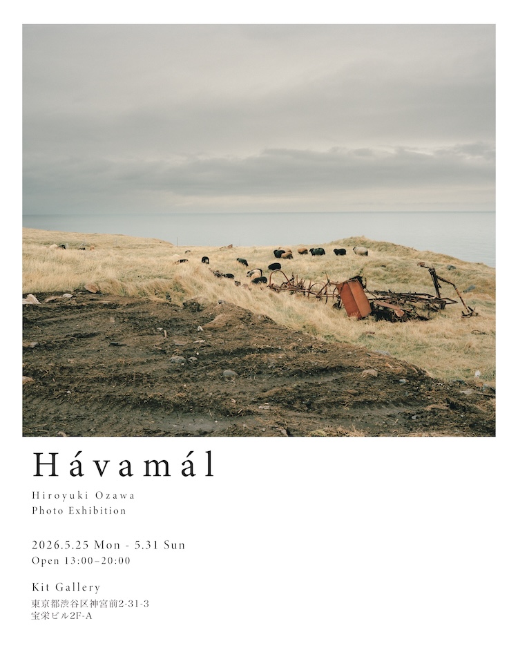 アイスランドを5週間歩き続けた記録。写真家・小澤広征が初個展「Hávamál」を開催します。