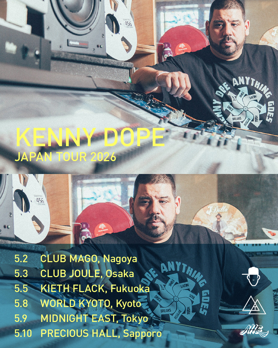 KENNY DOPEの来日ツアーがスタート。骨太なサウンドをひっさげて、全国6都市を行脚します。