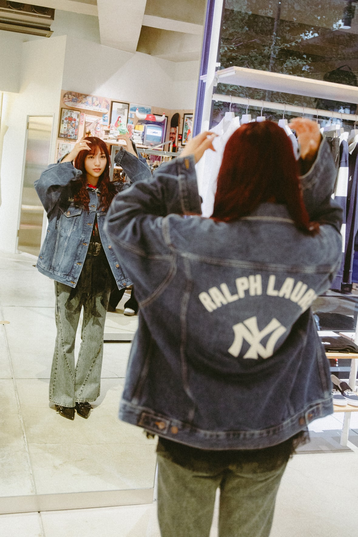 Juice＝Juice工藤由愛と松永里愛がメンズの服を着てみたら。〜MORE
