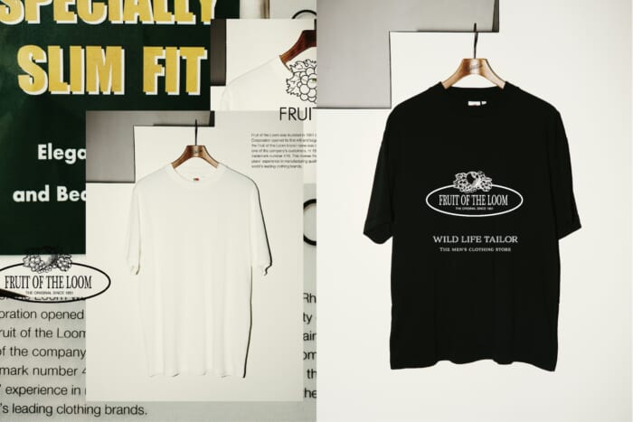 Wild Life Tailor has released a special collaboration pack T-shirt with Fruit of the Loom. Will you go for the wide or the slim fit?