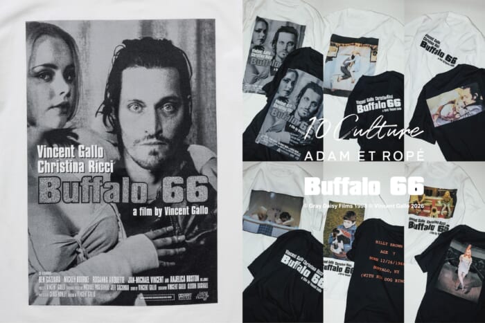 90年代カルチャーを象徴する映画『Buffalo’66』と10Cultureがコラボ。予約受付中です！