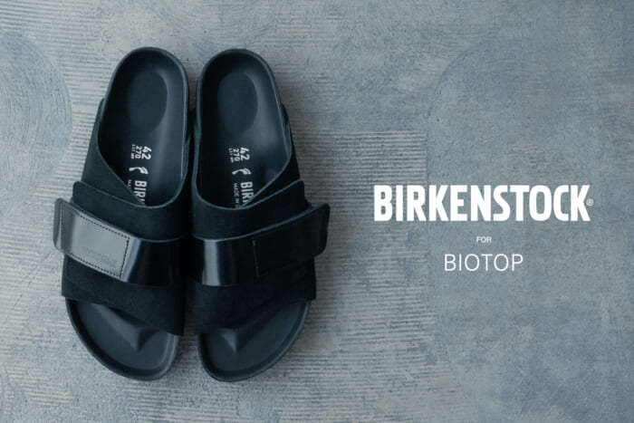 Biotope's first special order for Birkenstock. Based on the "KYOTO" series, this is a luxurious update.