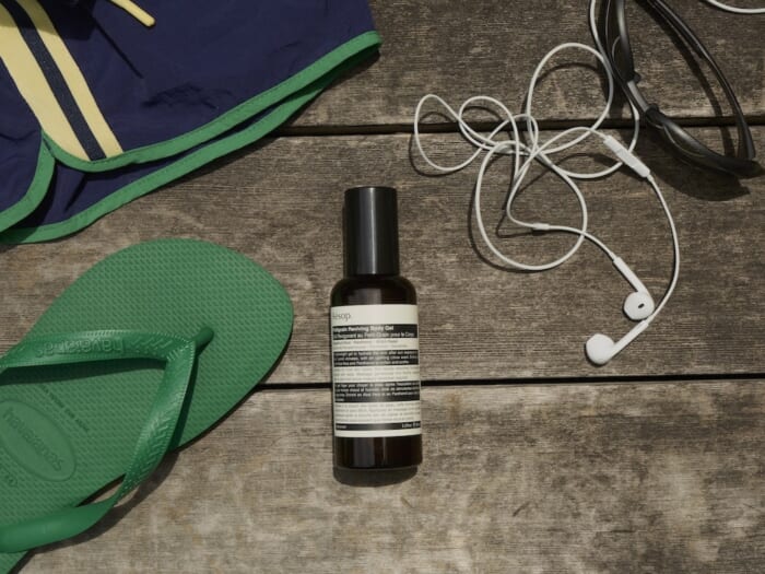 [Series 【HANDSOME HANDBOOK] Vol. 6: Aesop’s Body Gel to Cool Down Sun-Exposed Skin.