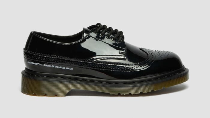 Dr. Martens and Fragment, brogue shoes born of a longstanding bond. A special pair made in England will be available soon.