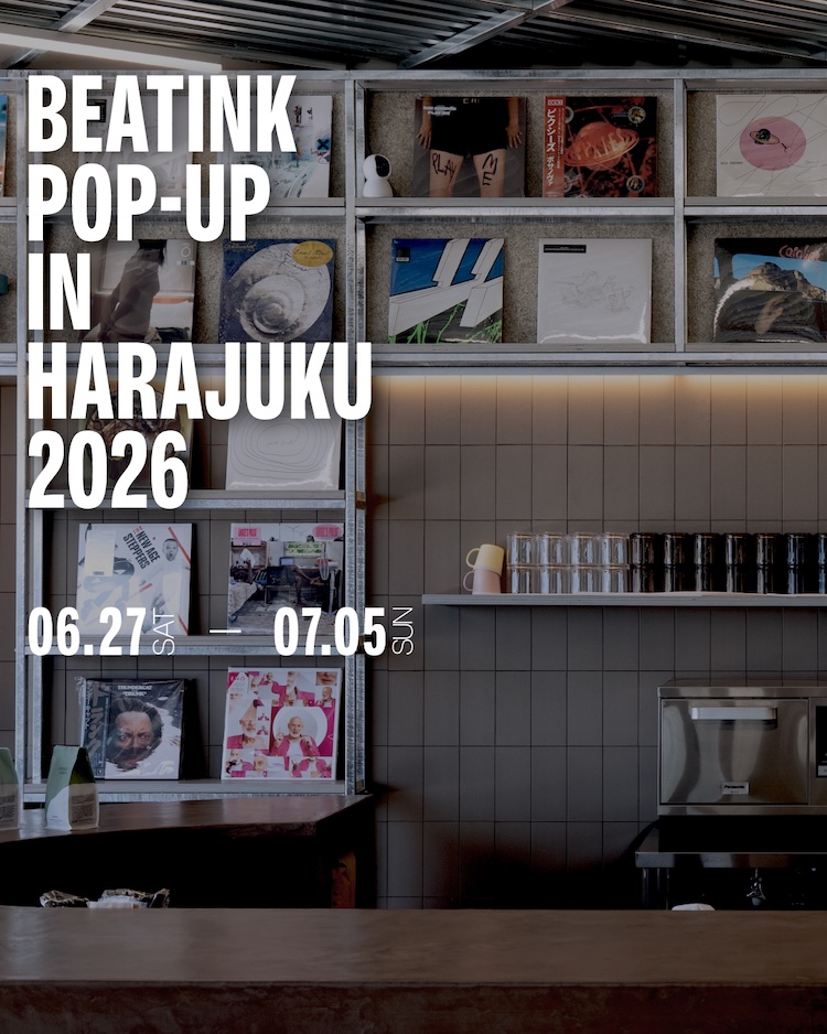 コアな音楽ファンが集う場所。ビートインクが原宿でポップアップストアを開催します。輸入アイテムや限定マーチャンダイズもあるよ。
