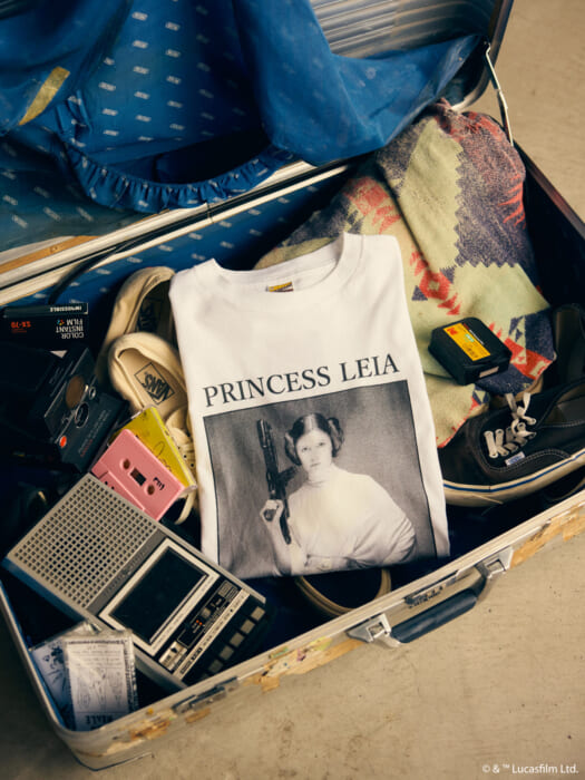 Star Wars T-shirts by Standard California. The second release features Princess Leia and Chewbacca.