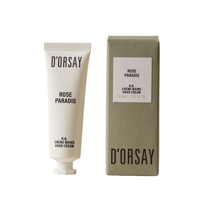 Dulce hand cream lets you enjoy its fragrance. The new "Rose Paradis R.B." offers a soothing experience.