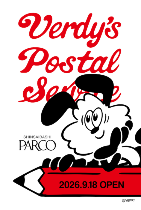 A joint project between VERDY and PARCO has launched. A new space is being created where people can rediscover the value of expressing their feelings through letters.