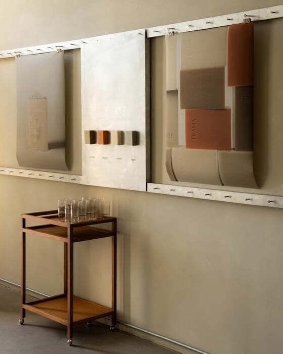 A Japan premiere. An installation featuring soap, presented by Flamma at Copenhagen Fashion Week.