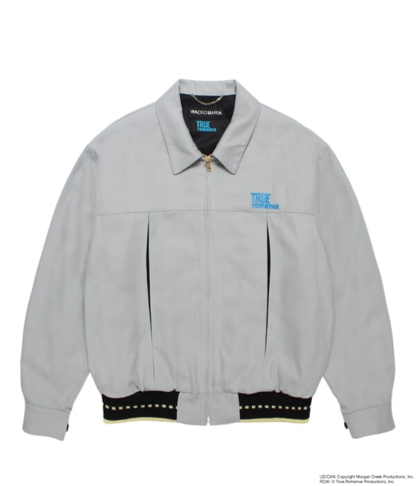 This is the second collaboration with Quentin Tarantino’s *True Romance*. The highlight is a lineup that exudes masculine charm, featuring items like ’50s-style jackets.