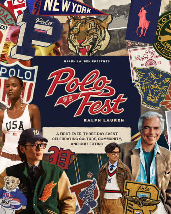ラルフ ローレン日本上陸50周年を祝う「PoloFest」が東京で開催！ 世界中のコレクターが集うヴィンテージマーケットも。